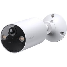 Camera de supraveghere TP-Link Tapo C410, 3MP, 2K 2304x1296, Color Night Vision, detectie smart, Two-Way Audio, alarma luminoasa si sonora, acumulator