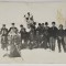 GRUP DE COLINDATORI SI FORMATIE CU INSTRUMENTE , FOTOGRAFIE DE GRUP , ANII &#039;60