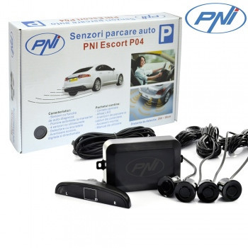 Kit senzori parcare auto PNI P04 cu 4 receptori foto