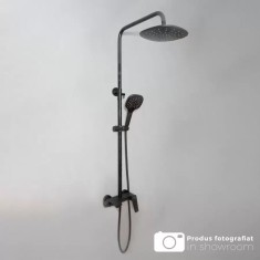 Coloana Dus, Alama Sanitara, Negru, 9960H ModernLight Concept