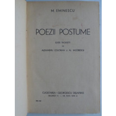 Poezii Postume, Mihai Eminescu