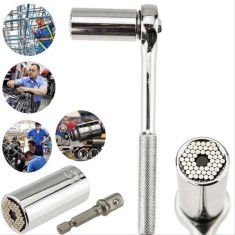 Set 3 piese cheie tubulara universala cu pini retractabili Gator Grip