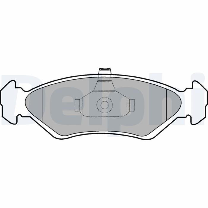 DELPHI LP1603 set placute frana,frana disc