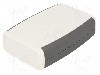 Carcasa ABS, 79mmx117mmx33mm, HAMMOND - 1553CGYBAT