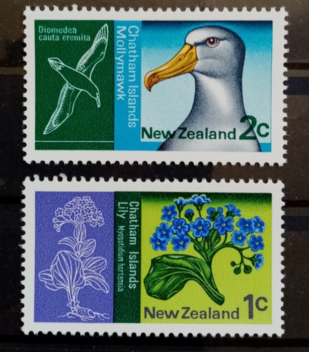 BC543, Noua Zeelanda, lot 4 timbre tematica diversa (3 poze)