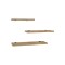 Raft perete Leila set de 3 pachet din melamina in nuanta Naturala 40x14x2cm