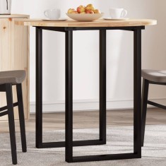 vidaXL Blat de masă rotund, &Oslash;80x2 cm, lemn masiv de acacia 4008686