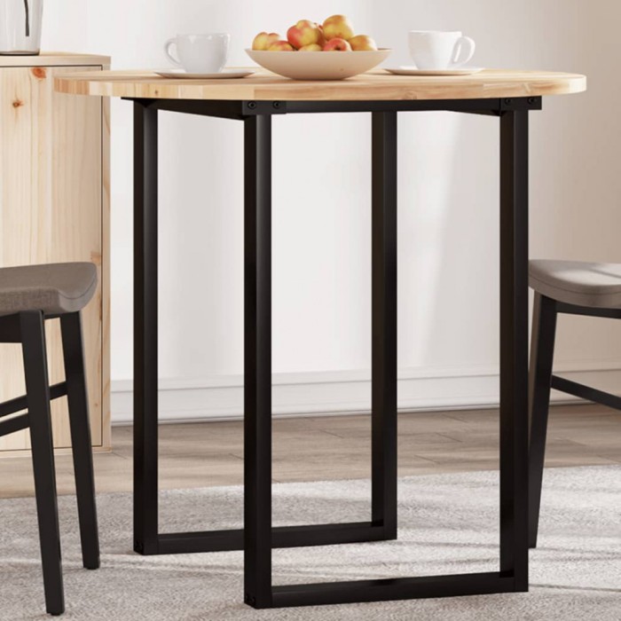 vidaXL Blat de masă rotund, &Oslash;80x2 cm, lemn masiv de acacia 4008686