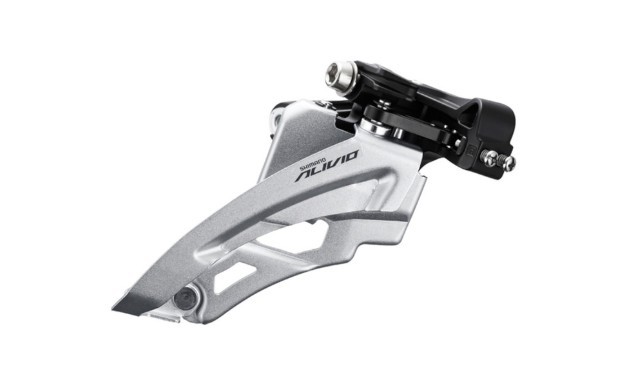 Schimbator fata 3x9 viteze Shimano Alivio AFDM3100MM6, Side Swing, Front-Pull, argintiu Ultimate FactoryBikes