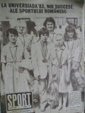 Revista Sport (1983) Dinamo Bucuresti campioana si U Craiova ia Cupa Romaniei