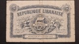 Liban 5 Piastre 1942 Rara