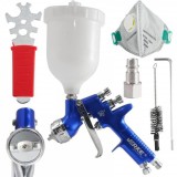 Pistol vopsit pneumatic TT 1.7mm HVLP pahar vas 600ml (V81291)