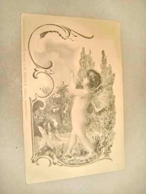 A912-Carti postale vechi anii 1900 Art Noveau si deosebite. Pret pe bucata. foto
