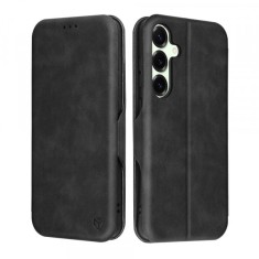 Husa pentru Samsung Galaxy S25+ S936, Techsuit, Safe Wallet Plus, Neagra
