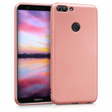 Husa pentru Huawei P Smart / Enjoy 7s, Silicon, Rose Gold, 44431.31, Roz, Carcasa, Kwmobile