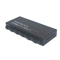 Convertor Fast Ethernet 10/100Base-Tx la fibră optică 100Base-FX