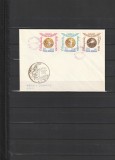 RO - FDC - MEDALII OLIMPICE DANTELATE ( LP 596 ) 1964 ( 1 DIN 3 )