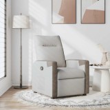 VidaXL Scaun extensibil din stofă gri nor