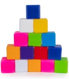 Blocuri Mari Copii 15 Piese, Jucarie Sortare Educativa din Plastic, Varsta 1-3 ani, Cuburi 8x8x8 cm