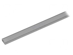 Profil Aluminiu Argintiu 2m pentru Module LED