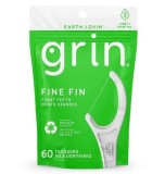 Set Ata Dentara, Grin, Fine Fin, Tip Scobitoare, Cerata cu Alunecare Usoara, Fibra Rezistenta, 60 buc