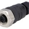Conector M12 mamă pe cablu IP67