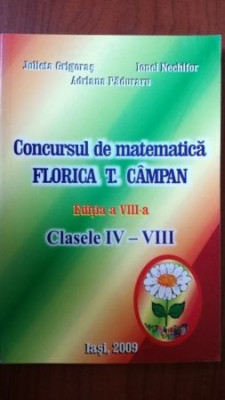 Concursul de matematica Florica T. Campan clasele IV-VIII foto