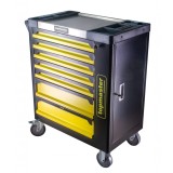 Dulap de scule cu 7 sertare echipat, 182 piese, Topmaster Pro