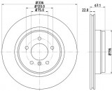 Disc frana BMW Seria 3 Touring (E91) (2005 - 2012) KRIEGER 0950004215