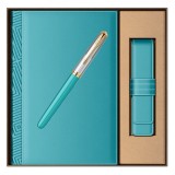 Stilou Parker 51 cu agenda si etui piele