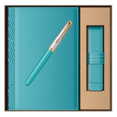 Stilou Parker 51 cu agenda si etui piele foto