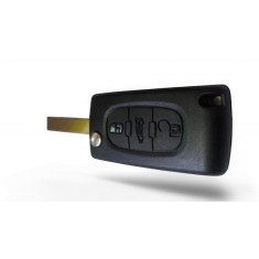 carcasa cheie Peugeot briceag cu 3 butoane