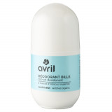 Deodorant natural roll-on cu aloe vera si hibiscus, 50ml, Avril