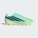 Ghete fotbal copii Adidas F50 Hyperfast Club FG verde