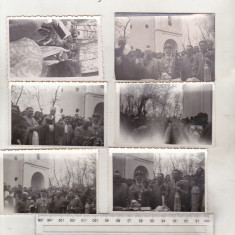 bnk foto - 6 poze sfintire biserica Costieni 1956 - episcopul Antim Angelescu