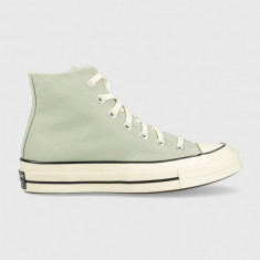 Converse teniși Chuck 70 HI culoarea gri, A02756C A02756C-GREEN