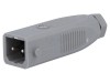 Conector dreptunghiular ST mufă tată 2 pini IP54