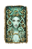 Cumpara ieftin Sticker decorativ, Medusa, Verde, 85 cm, 6632ST