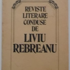 Nae Antonescu - Reviste literare conduse de Liviu Rebreanu (dedicatie+autograf)