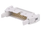 Soclu IDC 20 Pin cu Ejector THT 2,54mm Quickie