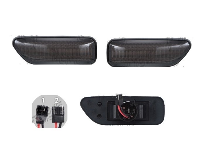 Set lampa semnalizare laterala VOLVO S60 (RS), 11.2000-2010; S80 (TS/XT), 05.1998-04.2006; V70 (P80), 04.2000-2007; XC70 (SW), 03.2000-2007; XC90 (C_