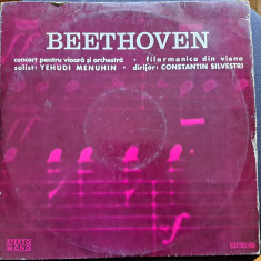 Disc Vinil Beethoven - Solist : Yehudi Menuhin -Electrecord -ECE 0772