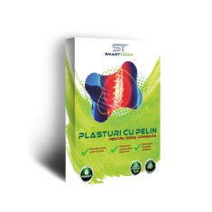 Plasturi cu pelin pentru dureri lombare, 6 bucati, Smart Touch
