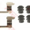 Set accesorii, placute frana NISSAN TIIDA Hatchback (C11X) (2006 - 2016) TRW PFK673