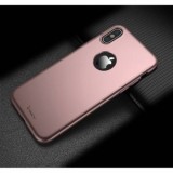 Husa pentru Apple iPhone X MyStyle iPaky Original Rose-Auriu acoperire completa 360 grade