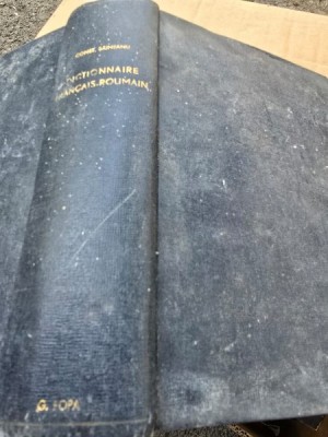 Const. Saineanu - Dictionnaire Francais-Roumain editia a sasea foto