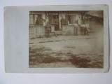 Carte poștală foto cu soldați din armata germană de ocupație &icirc;n Rom&acirc;nia 1917