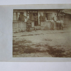 Carte poștală foto cu soldați din armata germană de ocupație în România 1917