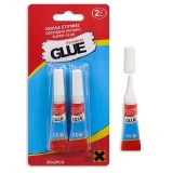 Adeziv instant, 2 bucăți x 2 g, transparent, CMCLASS