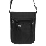 Geantă de umăr pentru bărbați, neagră, cu protecție RFID, 15.5x20.5 cm, CMCLASS